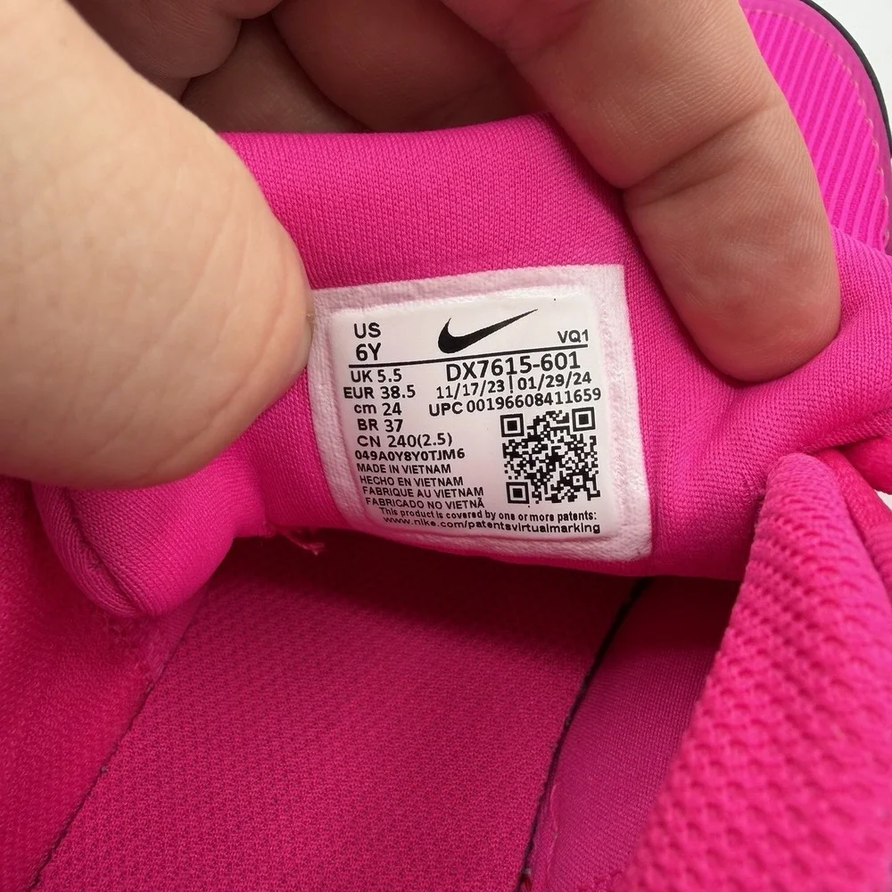 Nike Star Runner 4 NN GS‎ Running Shoes Youth Sz 6Y Fierce Pink White DX7615-601